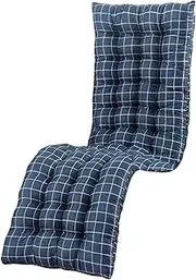 zjhukfmc Thickened Recliner Cushion Sofa Cushion, Multi Purpose Cushions For Patio Chairs, With 6 Pairs Of Anti Skid Straps, Soft Comfortable Recliner Sofa Cushion,Thickened Lounger Cushions Outdoor