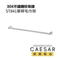 在飛比找蝦皮購物優惠-Caesar 凱撒衛浴 單桿毛巾桿 ST841 不鏽鋼毛巾桿