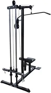 LAT PullDown Low Row Fitness Plate Loaded Machine with Dual Guide Rod System