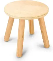 Wooden Step Stools for Kids, 10 Inch Solid Kids Chairs Perfect Matched 1 Pack