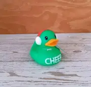 Infantino Fun Times Rubber Duck Winter Holiday Christmas CHEER Ducky NEW