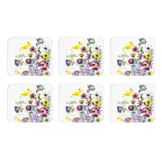 Ashdene Pressed Flowers Set Of 6 Coasters - Robins Kitchen