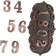 Tofficu 1 Set Retro House Sign Welcome House Number Sign Door Sign Door Numbers K Decorative Please Home Decor Outdoor Removable Plaque Door Plate Large House Numbers Sign Acrylic Plastic