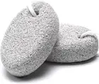 2PCS Natural Pumice Stone for Feet, Lava Pedicure Tools Hard Skin Callus Remove