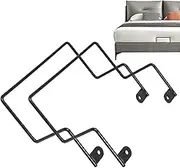Mattress Gripper Tool Set - 2X Iron Mattress Holder Tool | Bed Mattress Retainer, Keep Mattress Stopper, Mattress Holder Bed Frame, Keep Bed and Mattress from Sliding, Metal Mattress Stabilizer