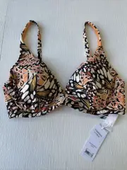 Seafolly Australia Take Flight TRI BRA - Top Only 14DD - (USA Size 10) Mandarin