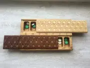 Wooden Pill Box 7 Day/Honecomb Day Nigh Travel/Nature Ornament/Pill case