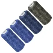 55 Yards 0.8mm (150D/16) Leather Waxed Thread for Leather Projects, 4 Colors