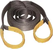 Black Rat Heavy Duty 9000Kg MBS Recovery Snatch Em Strap, 60 mm x 9 m