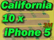 10 x iPhone 5 Small Adhesive Sticker Tape Touch Screen LCD glass Digitizer 3M