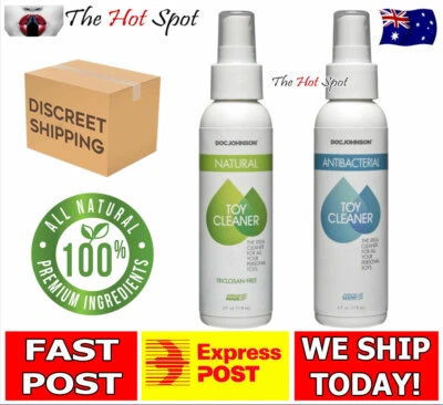 Doc Johnson Antibacterial Natural Toy Cleaner 118 ml Sex Sanitizer Sanitiser
