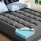 Dual Layer Memory Foam Mattress Topper Queen,2 Inch Gel Memory Foam and 1 Inc...