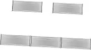 SHINEOFI Blank Office Door Plate Wall Nameplate for Personalization Durable and Lightweight Design for Office Decor for Signage and Easy Installation