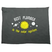 Best Plumber Solar System - Funny Novelty Soft Sport Microfiber Towel