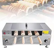 Commercial Chimney Bread Roll Grill,3000W Electric Chimney Cake Roll Oven Maker with 4 Non-Stick Rollers,Ice Cream Cone Grill Maker,Chimney Bread Machine,for Home & Business Use(Mechanical)