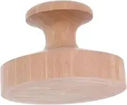 KICHOUSE Wooden Burger Patty Mold Round Burger Maker Griddle Press Mold Meat Pie Hand Pie Flat Press Cookie for Baking Tortillas