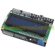 1PCS New 1602 LCD Board Keypad Shield Blue Backlight For Arduino