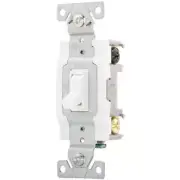 Eagle 1242-7W-BOX Switch Toggle 4Way, White