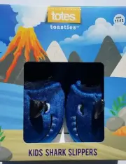 KIDS TOTE SHARK SLIPPERS KID SIZE 11-12