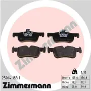 Zimmermann Front Brake Pad Set 3411-6850-567 (for: BMW)
