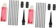 2pcs Lane Warning Light Driveway Markers Solar Powered Solar Driveway Marker Lights Driveway Reflectors Markers Solar Lights Driveway Solar Powered Driveway Lights