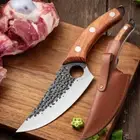 Boning Knife HandForged Viking Sheath Knives Full Tang Butcher Chef Meat Cleaver