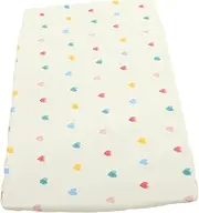 GREENADSCAPE Crib Sheet Soft Cotton Fitted Mattress Cover Cm x Cm Cartoon Pattern Easy Clean for Bed