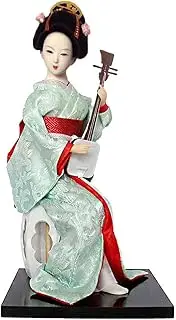 Antique Japanese Dolls, Japanese Traditional Doll,Geisha Doll, Ethnic Japanese Geisha Dolls Statue Kimono Dolls for Girl Gift Miniature Figurines Collection,A10,30cm/4213 (Color : A18, Size : 30cm)