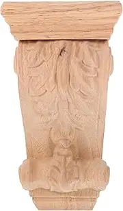 jojofuny Classic European Style Wooden Corbels Carved Decorative Sturdy Construction Easy to Use