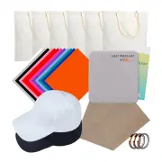 Heat Press KIT（Blanks & HTV & Tools）