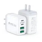[2-Pack] 40W USB C Wall Plug, 4 Port Fast Charging Block PD 3.0 Multi Port Ty...