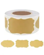 300 Pcs Bottle Labels for Food Containers Jars Storage Bins Spice Bottles