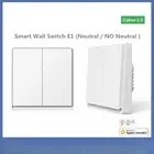 Smart Wall Switch E1 ZigBee 3.0 Wireless Key Light Switch Fire Wire NO Neutral