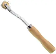 Perfect 4mm Pattern Wheel Needle Point Tracing Wheel Sewing Wheel Leather Paper Cloth (Wood)
