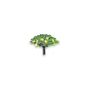 Lemon Tree Simple Elegant Summer Enamel Pin