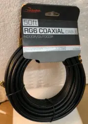 Rocketfish RG6 Coaxial Cable 50' FT for digital cable satellite antenna