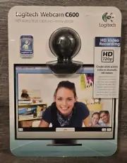Logitech Webcam C600 2mp Hd 720p New Sealed! Free Shipping!