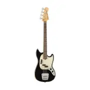 Fender Justin Meldal-Johnson Road Worn Mustang Bass Guitar, Black