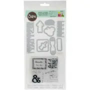 Sizzix Framelits Dies with Stamps-You Choose