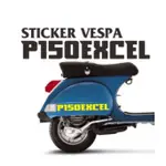 貼紙切割 VESPA EXCEL 150 P150XE P150 EXCEL 貼紙定制摩托車 2 衝程貼紙盒 VESPA