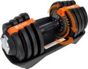 BodySport 40 Pound Adjustable Dumbbells – Includes 12 Free Weights, Ranging...