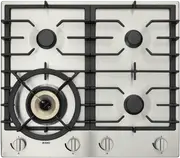 ASKO 60cm 4 Burner Gas Cooktop - Stainless Steel