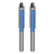 2pcs Flush Trim Router Bit 5/16" Shank 5/16" Dia for Woodworking Blue