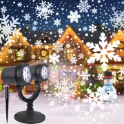 "Christmas Snowflake Projector Light, FABILERI Upgraded Dual-Head Snowflake L...