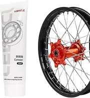 Grease for Bearings - 50ml Multi-Purpose Lubricant & Rust Prevention Oil - Chain Cleaner Degreaser, Wet Lubricant, Chain Scrubber, Cleaning Brush Tool for Cleaning Chains