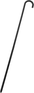 KICHOUSE Magician Crutch Stick Costume Cane for Halloween Decorative Party Crutch Full Black Walking Stick Role Play Accessory