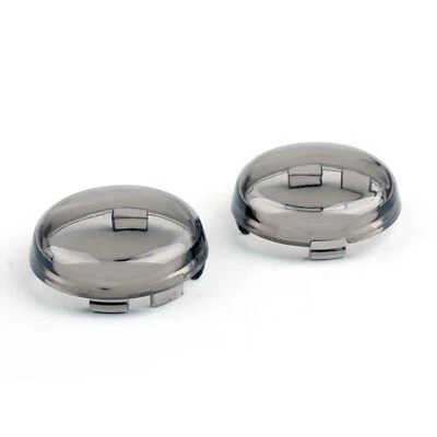 Turn Signal Light Lens Cover Fit For Electra Glide Heritage Softail Smoke