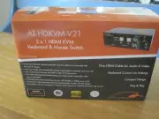 New Atlona AT-HDKVM-V21 2 X 1 HDMI KVM Keyboard and Mouse Switch FREE SHIPPING
