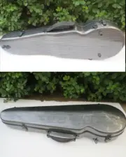 Camber modle carbon fiber Great gray color composite material violin case 4/4