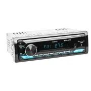 BDMRS1 Single DIN Bluetooth In-Dash Car Stereo Receiver Front SD USB AUX Input